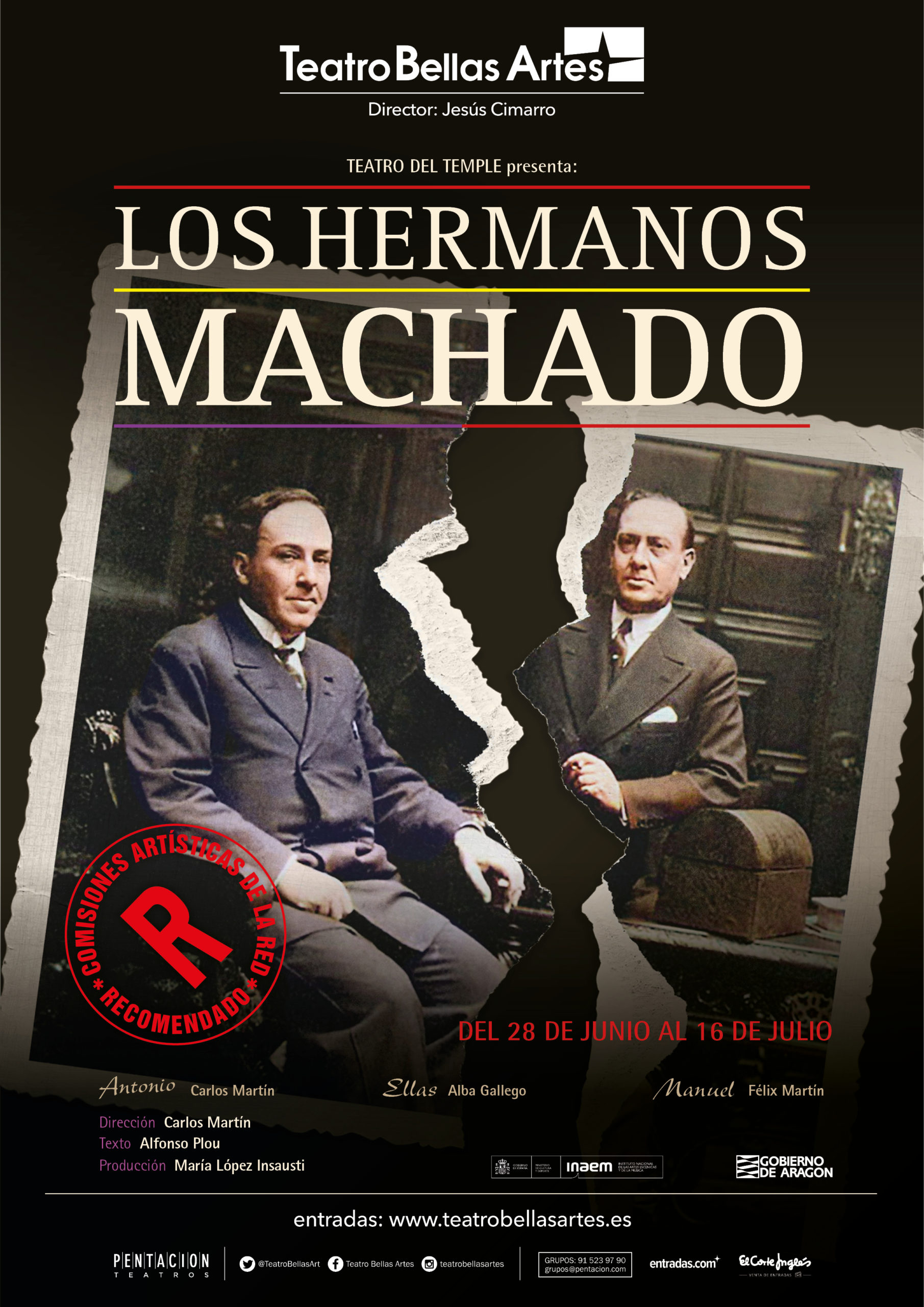 Los hermanos Machado - Teatro Bellas Artes - Teatro Bellas Artes